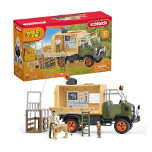 WILD LIFE 42475     45-Piece Animal Rescue Toy Truck Playset with Ranger, Lion and Meerkat Figures, Playsets to Inspire Storytelling, Wild Animal Toys