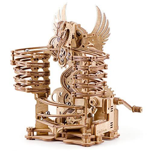 Kit de Construction - iDventure - Dragon - 260 pièces - 15 billes - Mécanisme 3D en bois
