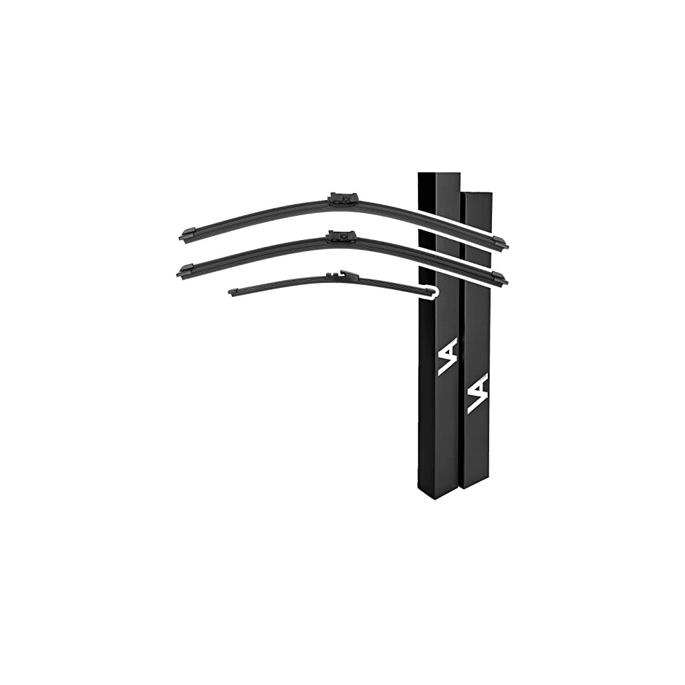 Via Albion Wiper Blades For: Skoda Fabia Hatchback [ Mk2 ] Â 2007-2012* Â Front & Rear Replacement Wipers 5060757061162