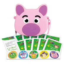 MediKids Pogo The Pig Kids First Aid Kit - Small Mini Kits for Children - Home Car Travel Equipment Essentials for Childrens Health and Safety, Medium