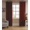 Herringbone Eyelet Lined 100% Polyester Curtain 66 X 72 - Red 1