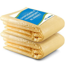 Disposable Transport Foam Blanket Yellow