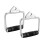 2PCS Stirrup Handle with Rubber Grip, LAT Pulldown Attachment Cable Machine Accessories 1