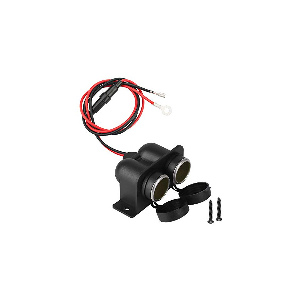 Cigarette Lighter Socket, Waterproof And Dustproof For 12V Car Truck Atv Rv Boat Motorcycle Motorbike With Fuse & Mounting Screws 682141381882