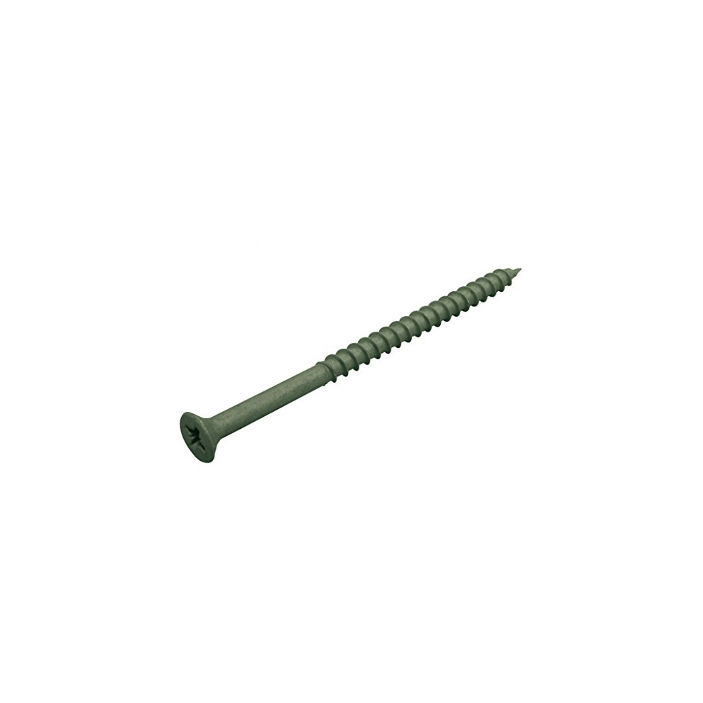 Countersunk Decking Screws | 4.5 x 75mm | Green | Box 200