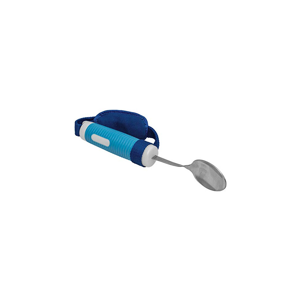 Aidapt Weight Adjustable Bendable Spoon With Strap. Ideal For Those With Restricted Hand Control, Dexterity Issues, Weakened Strength In The Hands, Wrists Or