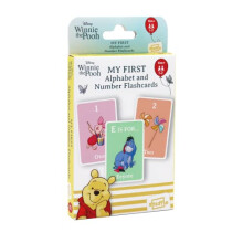 Winnie the Pooh My First Alphabet and Number Flashcards, Plastic Free, Suitable for Ages 6 Months+