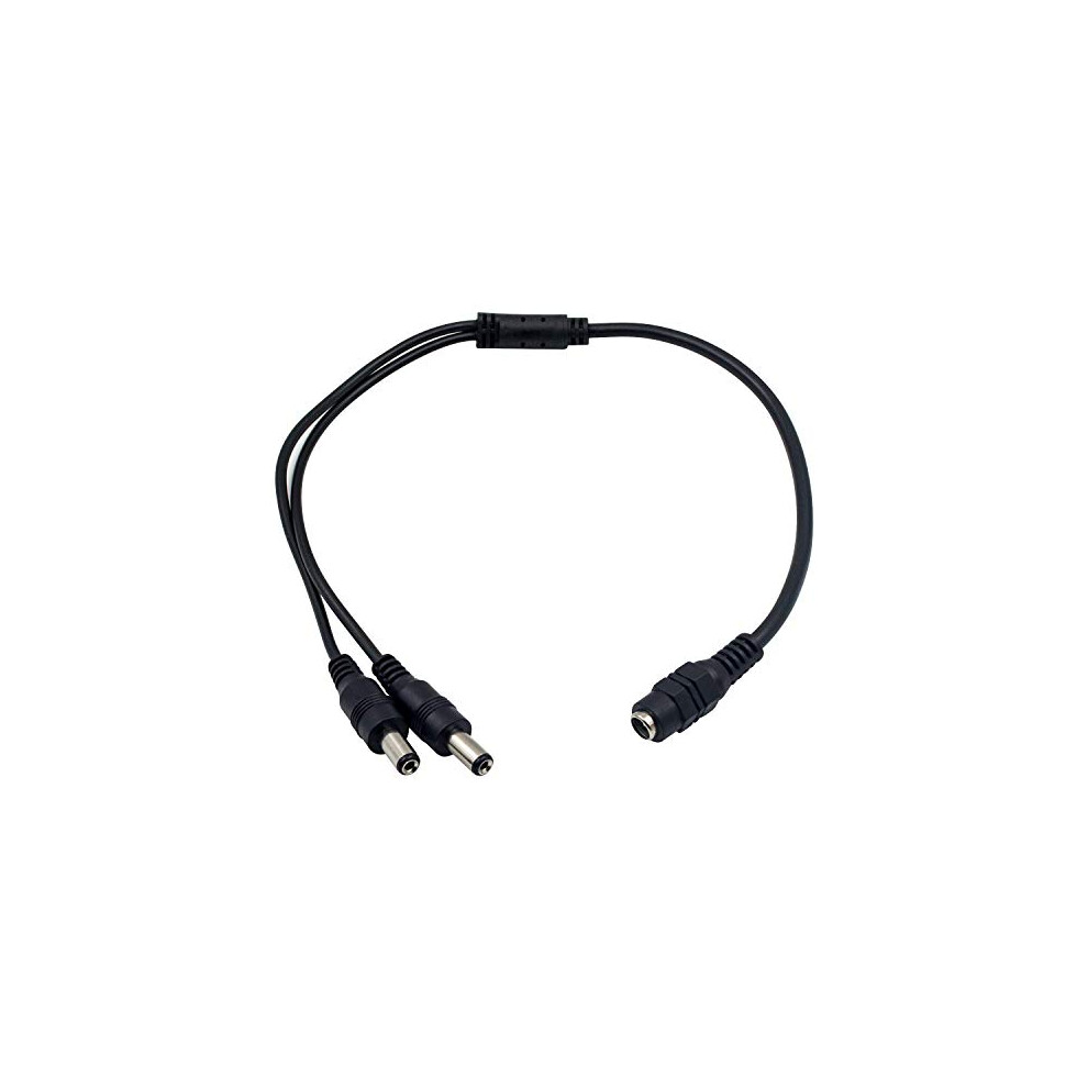 Cctv Power Splitter Cable, Dc 5.5X2.1mm 1 Female To 2 Male Splitter Cable 2 Way Dc Power Cable Y Splitter For Cctv Security Camera/Ip Camera/Dvr 789917299201