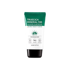 Somebymi Truecica Mineral 100 Calming Suncream SPF50+ PA++++ (50ml) BTOB Mild Sun Block Sunscreen Cream True Cica, Somebymi