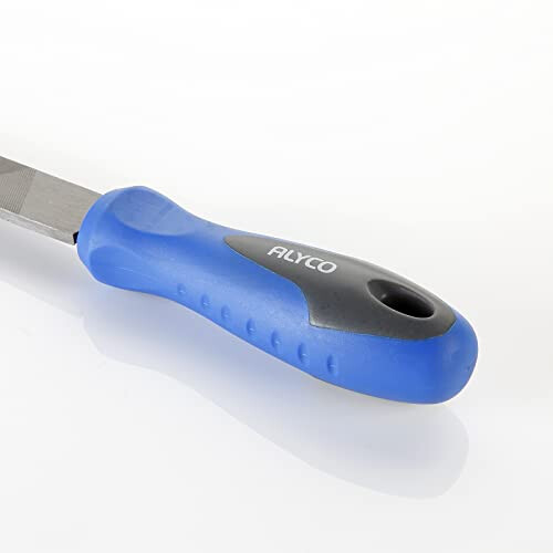 197499 – Flat File 100 mm Bi-Material Handle Serrated entrefino 2