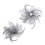Mini Fascinator Hair Clips with Feather Flower Feather Barrettes Hair Snap Hair Pins for Women 2