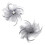 Mini Fascinator Hair Clips with Feather Flower Feather Barrettes Hair Snap Hair Pins for Women 4