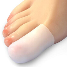 10 Pack Big Toe Caps, Gel Toes Covers Sleeves Tubular Bandage for Cracked Big Toe, Prevent Blister, Callus & Corn, Relief from Missing or Ingrown