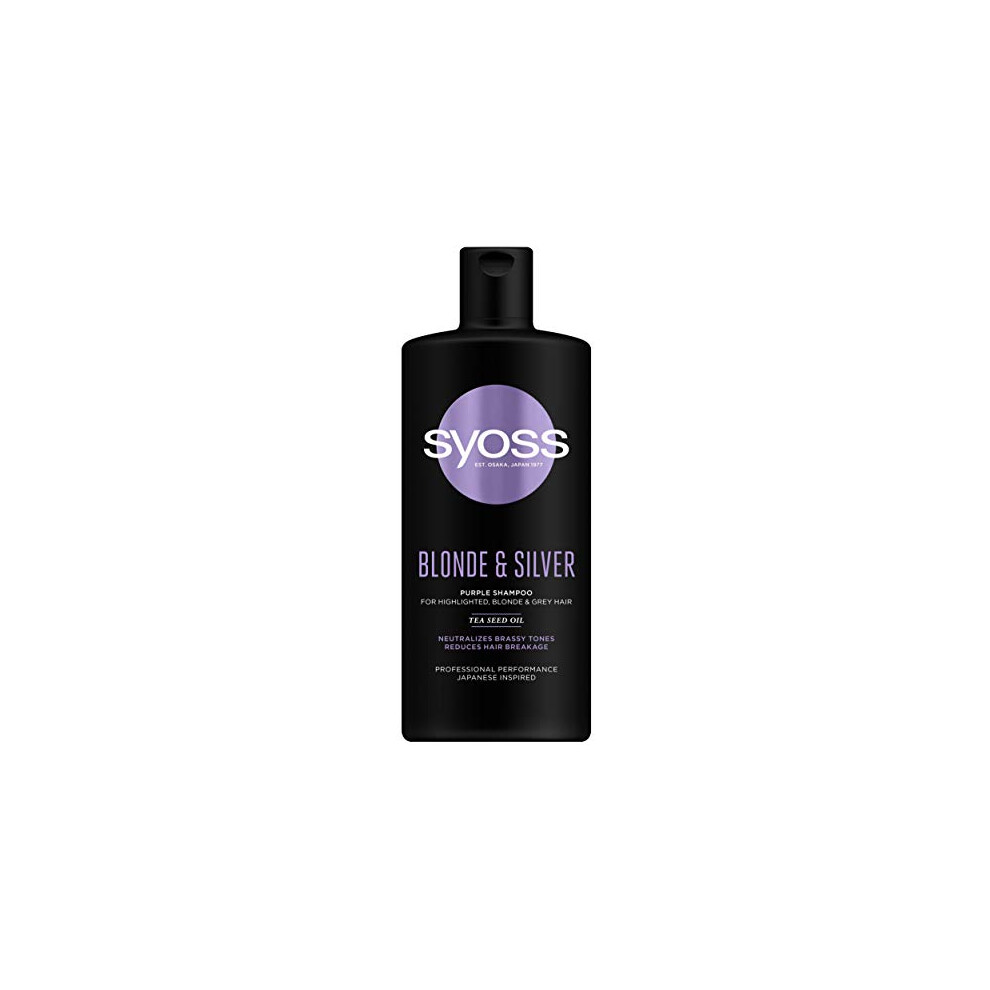 Syoss Silver Blonde & Shampoo 440 Ml