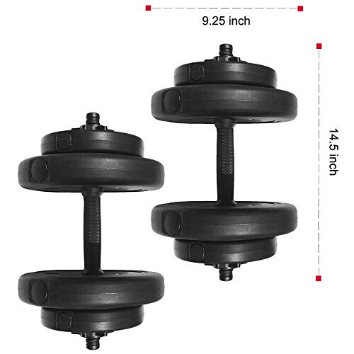 All-Purpose Weight Set, 40 lbs, Black 1