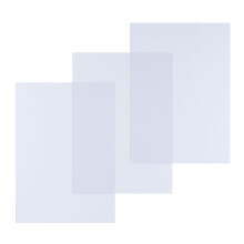 Premium A3 200 μ PVC Glass Cover - Clear/Transparent (Pack of 100)