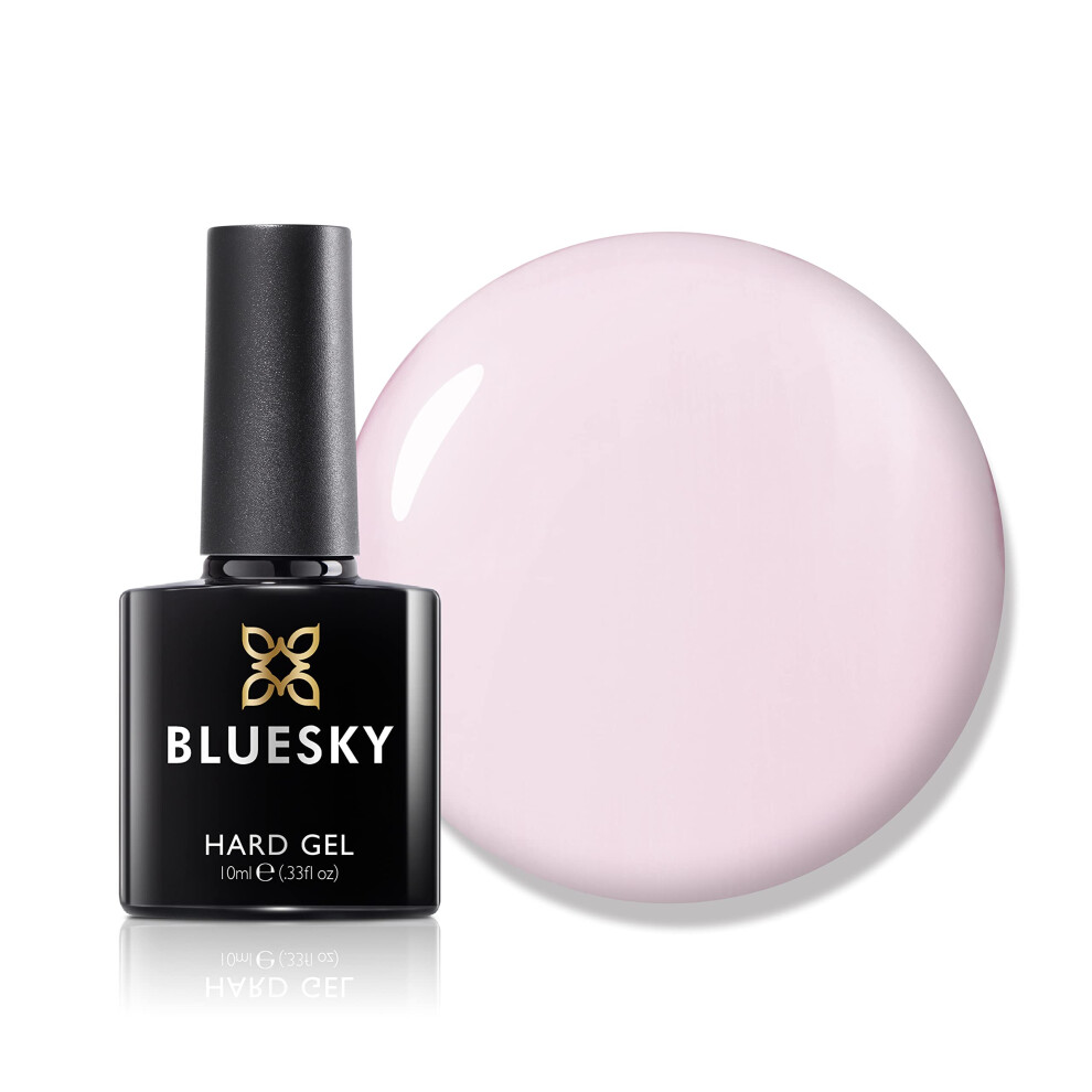 Gel Nail Polish, Hard Gel, Builder Gel and Strengthener Gel for Hard, Strong Nails, Extensions and Growth, Pink, 10 ml (Requires Curing Under LED or