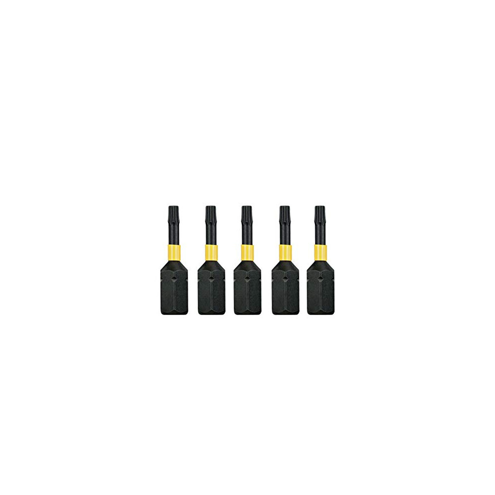 Extreme Impact Torsion Bits T10â Pack Of 5Â ÂÂ 25Â Mmâ ÂÂ Dt7379t Qz 5035048089231