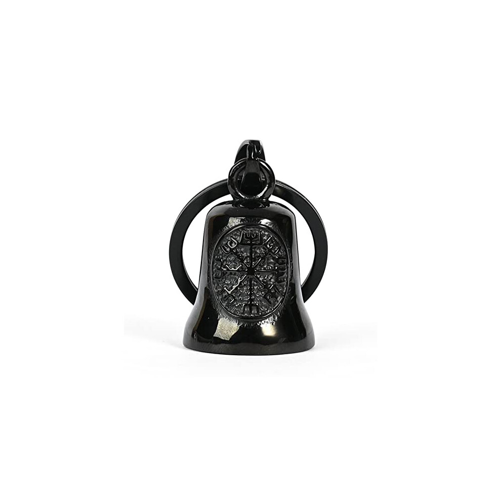 Motorcycle Bell: Gremlin Bell Motorbike | Viking Vegvisir Nordic Motorbike Bell Guardian, Keychain Lucky Gifts For Men 797505912616