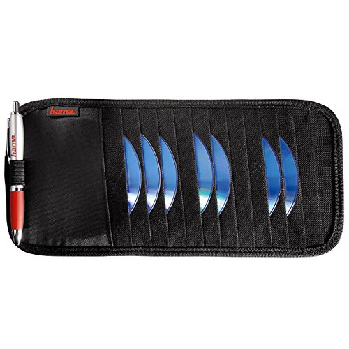 Hama | 12 CD Automotive Sun Visor Case | Black, 00017327 2