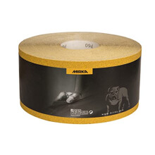 Gold Universal Sanding Paper abrasive roll 115mm x 50m / grit P80 / For sanding plaster, filler, chipboard, wood, varnish