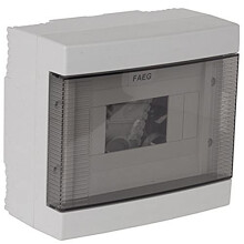 60435 IP44 Distribution Board with Door 4 Compartments