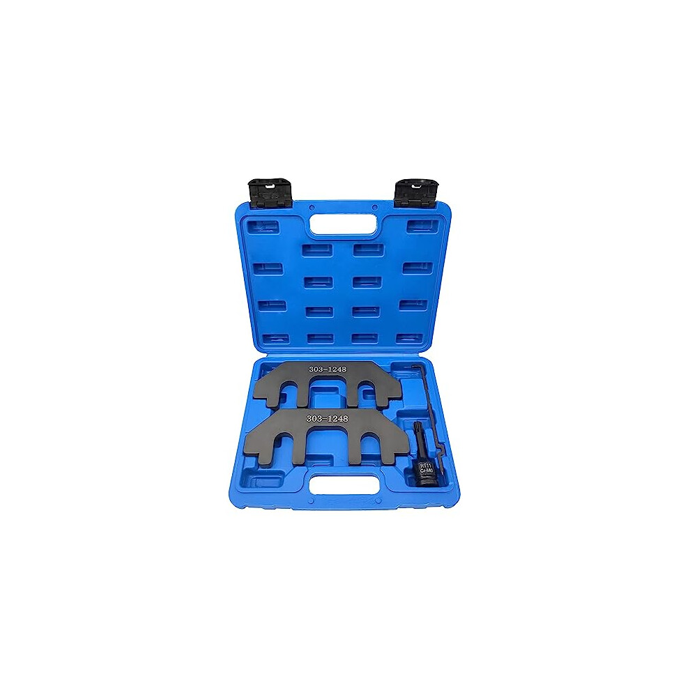 Engine Timing Tool Kit For Ford 3.5L & 3.7L 4V Engines - Camshaft Holder, Tension Tool, Timing Alignment Tool - Replace Oem 303-1248 303-1530 - 749764660821