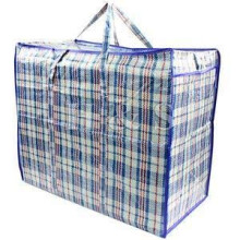 Laundry Bags Zipped Reusable Large Strong Shopping Jumbo (100X70X30 CM Reusable Laundry Storage Bag Shopping Beach Bags (2X Bags)