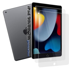 Screen Protector for New ipad 9th/8th/7th (10.2-Inch, 2021/2020/2019 Model), [2-pack] Premium Tempered Glass Film.