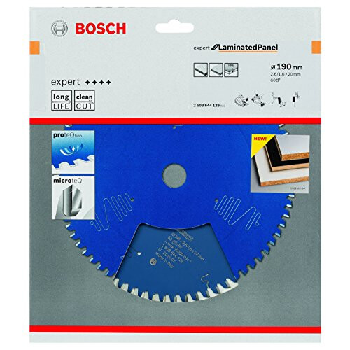 Bosch EKSPERT SAVKLING TIL LAMINERET PANEL 190*20*2,2 60T - B 2608644129 1