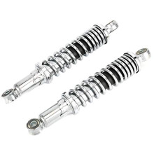 Motorcycle Rear Shocks, 1 Pair Rear Shock Absorber Replacement Parts Hard Steel Alloy Rear Suspension Shock Absorber for Electric Dirt Pit Bike