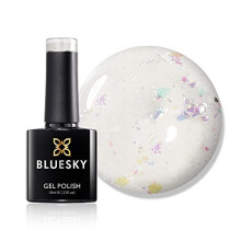 Gel Nail Polish, Zillionaire 80527, Transparent, Chunky Glitter, Long Lasting, Chip Resistant, 10 ml (Requires Drying Under UV LED Lamp)