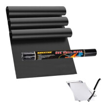 BREXTER Pack of 3 Oven Liner, 40cm x 50cm, 0.3mm Extra Thick Teflon Oven Liners for Fan Assisted Ovens, Mats for Gas Grill Reusable, BBQ Grill Mat