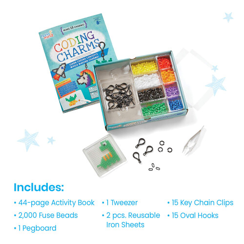 Learning Resources hand2mind-93398 Coding Charms, 15 Πειράματα Επιστήμης, Κωδικοποίηση για Παιδιά 8-12 ετών 1