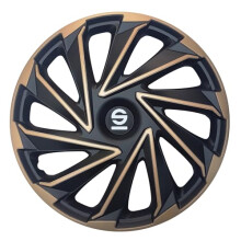 Wheel Covers Varese - 16-inch - Gold/Black - Set of 4 pieces