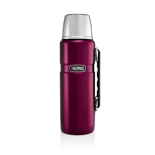 Thermos 81092 Flask, Stainless Steel, Raspberry, 1.2L