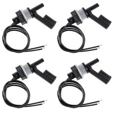4PCS Liquid Float Switch Water Level Sensor Side Mount Horizontal for Aquariums Fish Tank Hydroponics Pool, M16