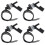 4PCS Liquid Float Switch Water Level Sensor Side Mount Horizontal for Aquariums Fish Tank Hydroponics Pool, M16 1