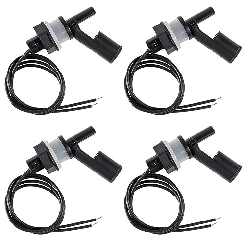 4PCS Liquid Float Switch Water Level Sensor Side Mount Horizontal for Aquariums Fish Tank Hydroponics Pool, M16