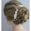 25 Pack Glitter Gold Rhinestone Pearl Leaf Flower Metal Bridal Wedding Hair Side Combs Slides+U-shaped Hair Pins Clips Barrettes Headpieces 3