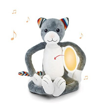 Katie The Kitten Nightlight - Drop Off to Sleep with lullabies, Lounge Music or Nature Sound | Soothing melodies | Two Volume Settings | Auto Off |