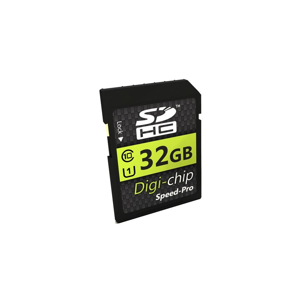 Digi Chip 32Gb Sdhc Class 10 Memory Card For Canon Eos 1300D, Eos 800, Eos M10, Powershot G5 X And Powershot G9 X Digital Cameras 3574132341623