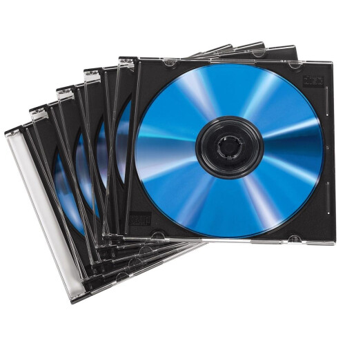 Hama HAMA 00051270 Caixa de CD "Slim" - Caixa de 100 - Transparente e preto 2