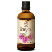 Burdock Root Oil 3.4 FL Oz - 100% Ren och Naturlig - Arctium Lappa för Hår & Huvudbotten