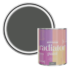 Grey Heat Resistant Radiator Paint in Satin Finish - Graphite 750ml