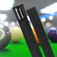 Snooker/Pool Cue Bag Case Nylon Pool Cue Billiard Stick Storage Carrying Case pool case pool cue cases 1/2 3/4 Size Black(3/4 type)