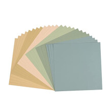 Florence Textured Cardstock Paper, Beach Tones, 216 Grams, 12 x 12 Inches, 24 Sheets, for Scrapbooking, Card Making, Die Cutting and Other Paper