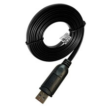 SH-RJ12B USB to RJ12 RJ11 6P4C RS232 Serial Cable (Black) 5.9FT