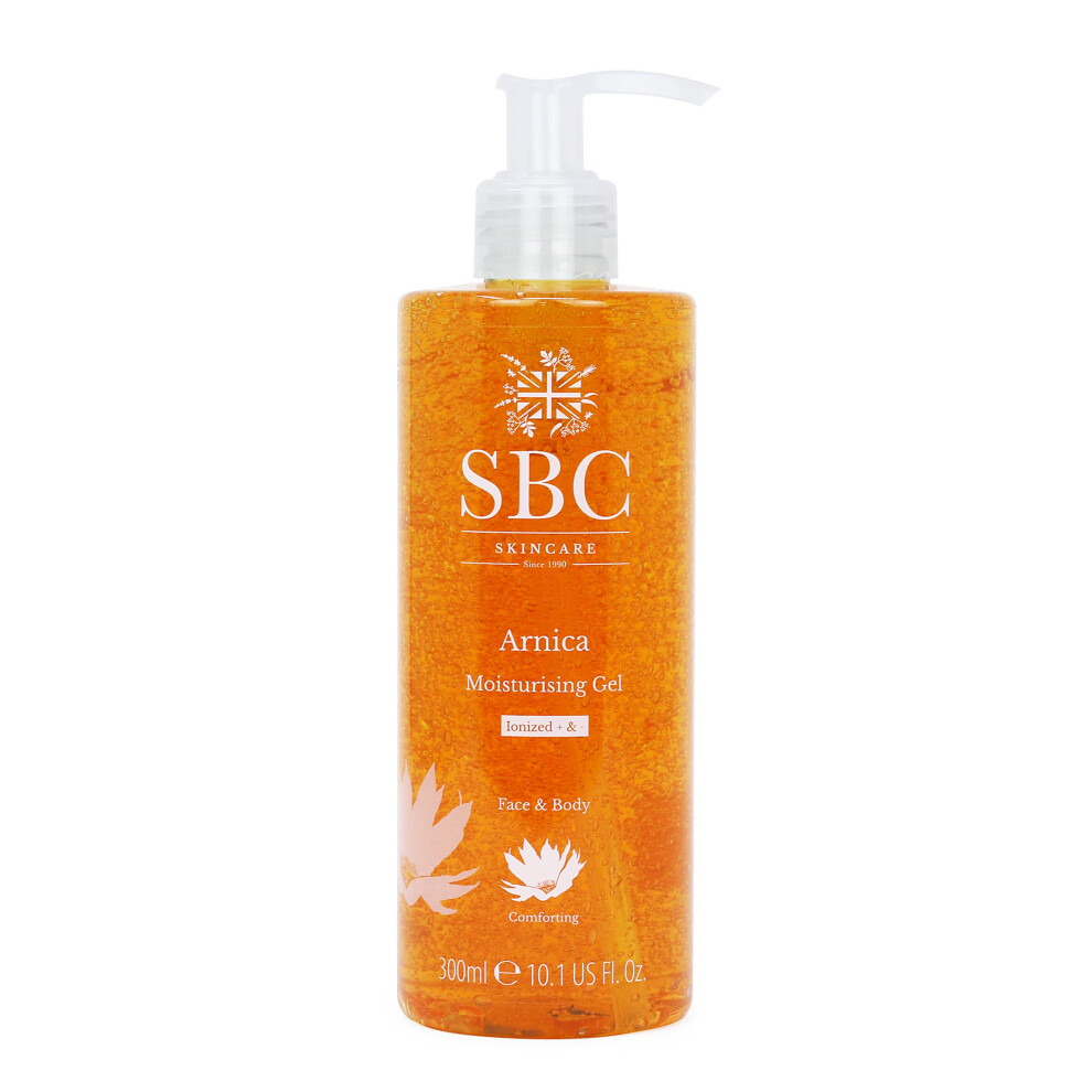 Sbc Skincare Arnica Moisturising Skincare Gel - 300Ml | Arnica Montana Gel | Award Winning Arnica Gel | Arnica Gel For The Family | Sport, Muscle Relief Gel