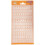 White Letters Transfers - 12 mm - 1 Sheet 1